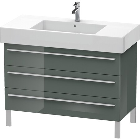 X-Large Vanity Unit Dolomiti Grey 588X1000X470mm 3 Drawers For 03291